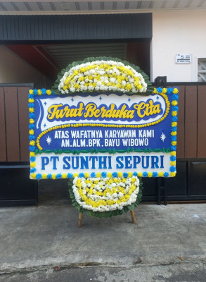 Papan Bunga Duka di Pinangranti